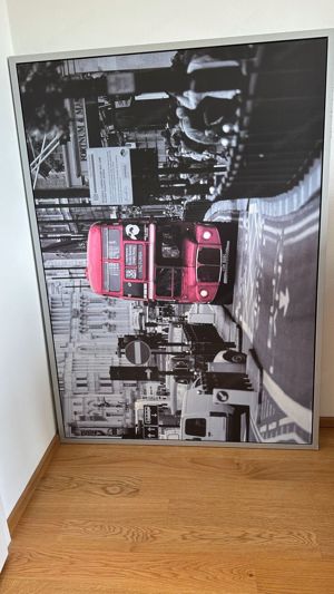 Ikea BJÖRKSTA Bild London Bus 140x100