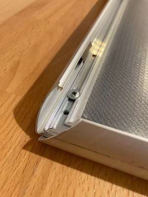 Alu Klapprahmen 62 x 87cm (Format A1) m. entspiegelter Schutzscheibe Bild 4