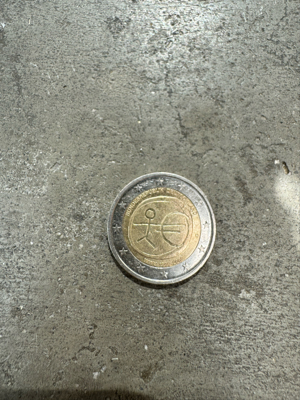 2  Münze Strichmändchen