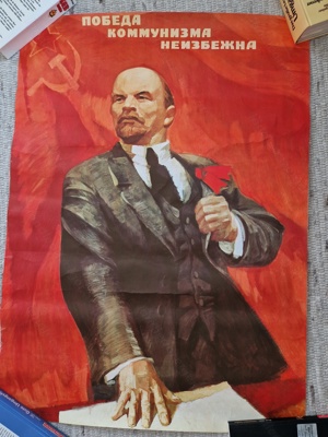 Lenin Plakat aus der Sowjetzeit 