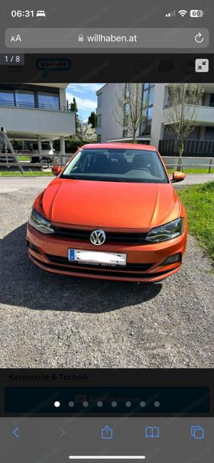 VW Polo, Bj.2020, Klima , 8-Fach, Pickerl , Benzin 80PS