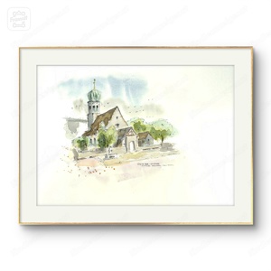 St.Peter-Kirche Aquarell