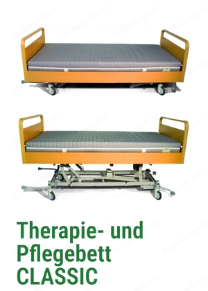 Therapie und Pflegebett 