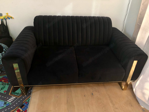 Schwarze Couch
