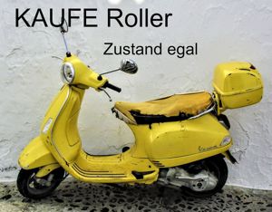 Suche Roller Moped, defekt, beschädigt egal