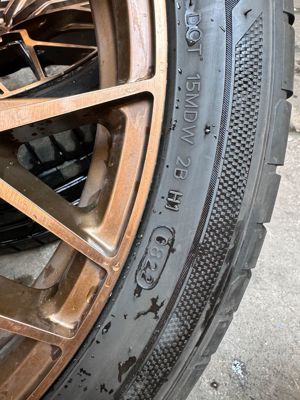 Concaver CVR1 Brushed Bronze in  8,5J 20 Zoll ET43 + Hankook 255 40 20 101Y Bild 2