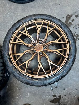 Concaver CVR1 Brushed Bronze in  8,5J 20 Zoll ET43 + Hankook 255 40 20 101Y Bild 3