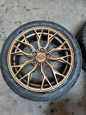 Concaver CVR1 Brushed Bronze in  8,5J 20 Zoll ET43 + Hankook 255 40 20 101Y Bild 4