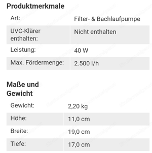 Bachlaufpumpe Bild 2