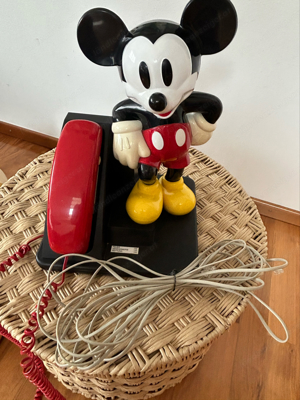 Vintage Mickey Mouse  Telefon 1990 RARITÄT Bild 7