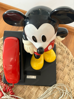 Vintage Mickey Mouse  Telefon 1990 RARITÄT Bild 3