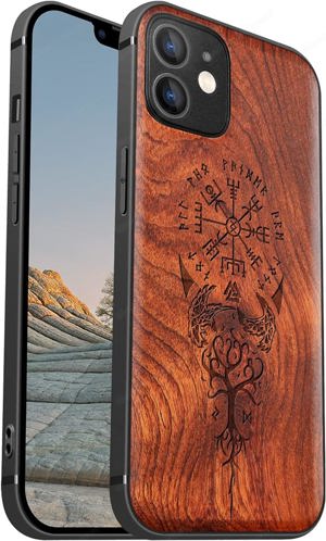NEUe Magnetisch Hülle Schutz für iPhone 12, edle Holzausführung!