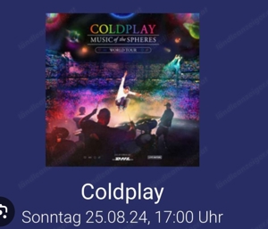 4 ticket Coldplay wien