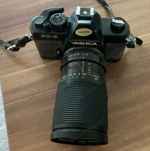 Yashika FX3 (analoge Spiegelreflexkamera mit Zub.