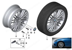 original BMW Komplettradsatz (1er + 2er) Bild 3