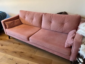 Sofa 1a Zustand, Rosa