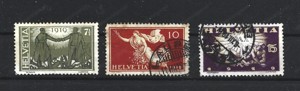 1919 Schweiz Friedenmarke O-stempel SBK 143-445