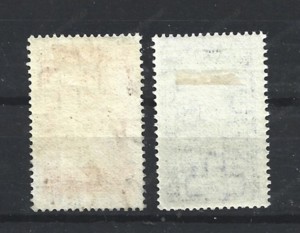 1924 50 j. Weltpostverein *-postfrisch SBK 167Al-168Al  Bild 2