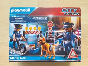 Playmobil Polizei Straßensperre