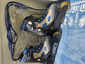 Inline skates Gr 39 gelb & blau