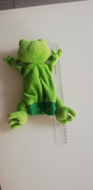 Kuscheltier Fingerpuppe Frosch Bild 5