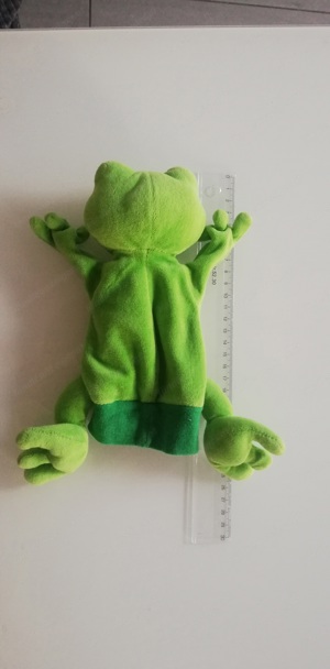 Kuscheltier Fingerpuppe Frosch Bild 2