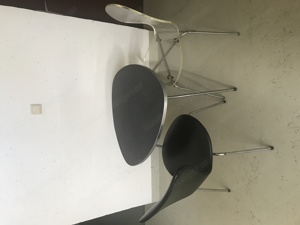 Designerensamble, 50er Tisch, 2 Stühle, Eames Ära