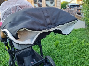 Kinderwagen Fußsack und Muff für Hände Bild 4