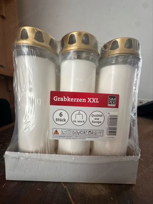 XXL Grabkerzen im 6er-Pack   20 Stück verfügbar! 