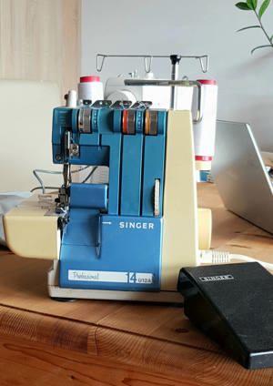 SINGER Overlook Nähmaschine 14U12A Professional |Ersatzteilware VHB