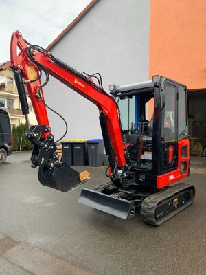 Minibagger LAMAR TW20A 2t Diesel 3 Zylinder Klimaanlage Knickmatik