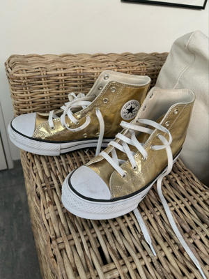 Converse All Star Metallica Gold  Bild 8