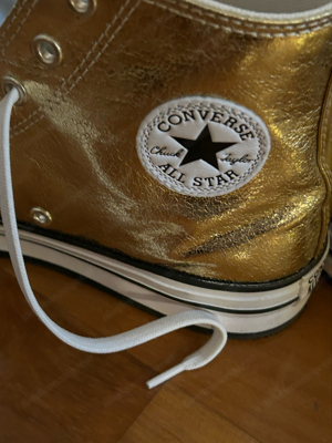 Converse All Star Metallica Gold  Bild 6