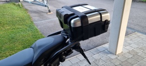 Givi Motorrad Topcase 33 Liter inkl. Gepäckträgerplatte zu BMW R 1300 GS, neuwertig