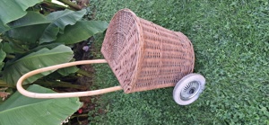 RATTAN TROLLY VINTAGE 