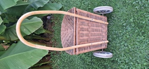 RATTAN TROLLY VINTAGE  Bild 4