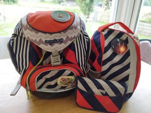 Ergobag Schultasche mit Sportrucksack und Federschachtel 