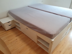 Stauraum-Doppelbett