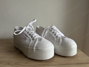 SUPERGA Sneaker in Weiß Gr.38