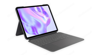 'Logitech Combo Touch für iPad, Farbe grau