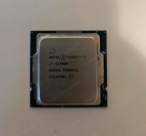 intel i7 11700k Prozessor