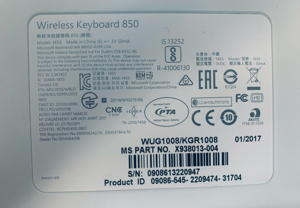 Microsoft wireless keyboard 850   kabellose Tastatur Bild 3