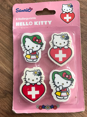 Neues Hello Kitty Radiergummis 4 Stück  Bild 2