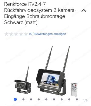 Funk Rückfahrkamera Videokamera Rückwärts Renkforce