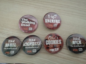 The Walking Dead Buttons