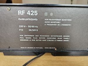 Grundig RF 425 Radio Bild 2