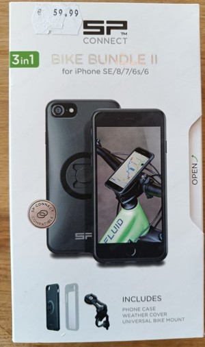 SP Connect komplette Handyhalterung Bike Bundle II für iPhone SE 8 7 6s 6  |FABRIKNEU und unbenutzt 