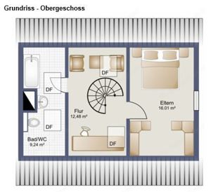 4   Zimmer Maisonette-Dachgeschosswohnung mit 2 Etagen Bild 9