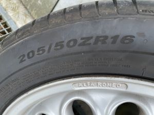Alufelgen Felgen Reifen Sommerräder 205 50-ZR16  Alfa Fiat 156 147 916 155 146 Bild 6