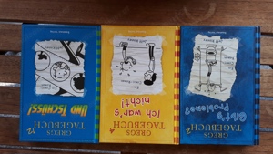 Gregs Tagebuch 2, 4 und 12 - Jeff Kinney, Comic-Romane, 3 Bücher, ab 8 Jahren empfohlen